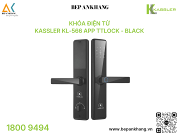 Khóa điện tử Kassler KL-566 App TTlock - Black 